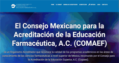 Desktop Screenshot of comaefac.org.mx